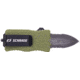 Schrade Uproar Mini D/A OTF Knife, 1.9in Dagger Point OD Green/Stainless Steel, 1159306