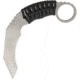 Schwartz Tactical ST Spartan Karambit Fixed Blade Knife, 3.375in, Standard Edge, Tanto, Black, Paracord Wrapped Handle SWZ13