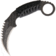 Schwartz Tactical ST Vandal Karambit Fixed Blade Knife, 2.875in, Titanium, Standard Edge, Black, Paracord Wrapped Handle SWZ18