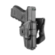 Scorpus Level 1 Retention Swivel OWB Belt/Paddle Holster, Glock 17, Ambidextrous Hand, Black, SC-G9SB
