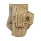 Scorpus M1 Level 1 Retention OWB Belt/Paddle Holster, Glock 19, Left Hand, Flat Dark Earth, SC-G9LHT