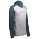 SCOTT Defined Merino L/SL Hoody - Mens, Dark Blue/Light Grey Melange, Large, 2837967037008