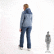SCOTT Defined Optic Hoody Jacket - Womens, Metal Blue/Glace Blue, Medium, 2838017379008