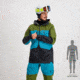SCOTT Line Chaser GTX 3L Jacket - Mens, Fir Green/Winter Green, Large, 2918467392008