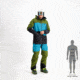 SCOTT Line Chaser GTX 3L Jacket - Mens, Fir Green/Winter Green, Large, 2918467392008