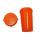Scotty 657 Bait Jar w/ Quick Lock Threaded Lid, 1 Litre, Fluorescent Red, 0657