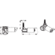 Sea-Dog MRV Wiper Motor - 110 deg Sweep, 2.5 Shaft Length, Black, 412121B-3