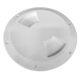 Sea-Dog Quarter-Turn Textured Deck Plate w/Internal Collar - White - 6", 336362-1