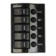 Sea-Dog Sea Dog Wave Rocker Switch Panel With 5 Illuminating Switches And Fuse, 425110-1