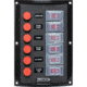 Sea-Dog Splash Guard Switch Panel Vertical - 6 Switch 79029