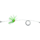 Sea Striker Carolina Live Bait King Rig #5 Solid Wire 1-2/0 Nose Hook, 1-#4 4X Treble Hook, Chartreuse Duster, K1S1T-CHT