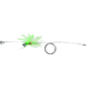 Sea Striker Carolina Live Bait King Rig #5 Solid Wire 2-#4 4X Trebles, Chartreuse Duster, K2T-CHT