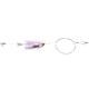 Sea Striker Carolina Live Bait King Rig #5 Solid Wire 2-#4 4X Trebles, Pearl Duster, K2T-PRL