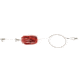 Sea Striker Carolina Live Bait King Rig Coated Wire, 2/0 Nose Hook, 2-4X #4 Trebles Red Duster, DLBR-RED