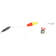 Sea Striker Flounder Rig 25&quot; 40lb Mono, #4 Nickel Blade, 2 1/2&quot; 2-Tone Cork, 1-1/2oz Cigar Weight, 12/Ring, FR2T-112