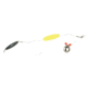 Sea Striker Flounder Rig 25&quot; 40lb Mono, #4 Nickel Blade, 2 1/2&quot; Yellow Cork, 1-1/2oz Cigar Weight, 12/Ring, FR-YEL-112