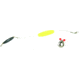 Sea Striker Flounder Rig, 25&quot; 40lb Mono, #4 Nickel Blade, 2 1/2&quot; Yellow Cork, 1-1/4oz Cigar Weight, Packaged, F5Y