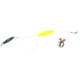 Sea Striker Flounder Rig, 25" 40lb Mono, #4 Nickel Blade, 2 1/2" Yellow Cork, 1-1/4oz Cigar Weight, Packaged, F5Y