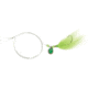 Sea Striker Fluke Killer Rig Chartreuse Silver/Chartreuse Blade 1/0 Nickel Wide Gap Hook, FK02-C