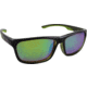Sea Striker Keeper Sunglasses Black Frame/Green Mirror Polarized Lenses, 251