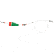 Sea Striker Popping Float 3/4 oz Rattle Rig, 4in Float, 3/4 oz 40 Lb Mono, RPC4M
