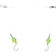 Sea Striker Pro Series Spot/Kingfish Rig, #2 Circle Hooks Grn/Yel 2T Floats w/Fluorocarbon, FC-SSSKF-2GY