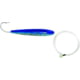 Sea Striker Rigged Cedar Plug 4", 8/0 Hook, 8 ft 100 Lb Mono Leader, Blue Mackerel, 4077R