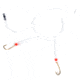 Sea Striker Sea Bass Hi-Lo Rig, 2 - # 1/0 Gold Bait Holder Hooks, w/Red Bead, N8465-10G