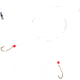Sea Striker Sea Bass Hi-Lo Rig, 2 - # 1 Gold Bait Holder Hooks w/Red Bead, N8465-1G