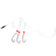 Sea Striker Sea Bass Hi-Lo Rig, 3 - #3 Gold Bait Holder Hooks, w/Red Bead, N8466-10G