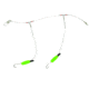 Sea Striker Snelled Bluefish Rig, TW1040 &amp; Fl Green Floats, 1/0 Hooks, 1Pk, SBRG-1PK