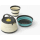 Sea to Summit Frontier UL Collapsible Kettle Cook Set - 3 Piece/1 Person, Multi, A1234