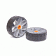 Sea to Summit Solution Retro-Fit Solid Wheels, 2-Pack, 35mm Hub, Fits SOT Carts, 680
