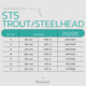 Seaguar STS Trout/Steelhead Fishing Line, 100 yards, 10 lbs, 10STS100