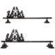 SeaSucker Monkey Bars Ski Carrier, Black, SX6154
