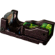 SeeAll Open Sights MK3 Pistol Sight Plate System, Crosshair, Black, 850006380534