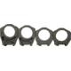 Seekins Precision 34mm Tube Rifle Scope Rings, 1.45in AR High, 4 Cap Screw, 0010630012 - F