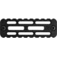 Seekins Precision Mounted Rail Attachment System, M-LOK, 4.5 in, 2 Slot, Black, 0010560095 - F