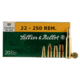 Sellier &amp; Bellot 22-250 Remington 55 Grain Soft Point Rifle Ammo, 20 Rounds, SB22250B