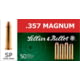 Sellier &amp; Bellot 357 Magnum 158 Grain Soft Point Brass Cased Pistol Ammunition