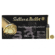 Sellier &amp; Bellot 38 Special 158 Grain Lead Round Nose Brass Cased Pistol Ammo, 50 Rounds, SB38A