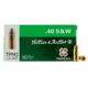 Sellier &amp; Bellot 40 S&amp;W Nontox 180 Grain Total Full Metal Jacket Brass Cased Pistol Ammo, 50 Rounds, SB40NT