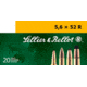 Sellier &amp; Bellot 5.6x52R 70 Grain Full Metal Jacket Rifle Ammo, 20 Rounds, SB5652RB
