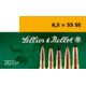 Sellier &amp; Bellot 6.5x55 SE 140 Grain Full Metal Jacket Rifle Ammo, 20 Rounds, SB6555C