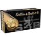Sellier &amp; Bellot 9mm Luger 115 Grain Full Metal Jacket Brass Cased Pistol Ammunition