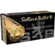 Sellier &amp; Bellot 9mm Luger 124 Grain Jacketed Hollow Point Brass Cased Pistol Ammunition