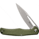 SENCUT Citius OD Folding Knife, 4.13in Closed, 3.25in Stonewash 9Cr18MoV Stainless Steel Blade, OD Green G10 Handle, Nylon Case, SA01A