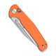 SENCUT Glenspar Folding Knife, 3.45in, 9Cr18MoV, Clip Point Blade, G10 Orange Handle, S25046-1