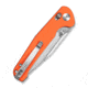 SENCUT Glenspar Thumb Stud &amp; Crossbar Lock Knife Orange G10 Handle 3.45inch Satin Finished 9cr18mov Blade
