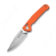 SENCUT Glenspar Thumb Stud &amp; Crossbar Lock Knife Orange G10 Handle 3.45inch Satin Finished 9cr18mov Blade